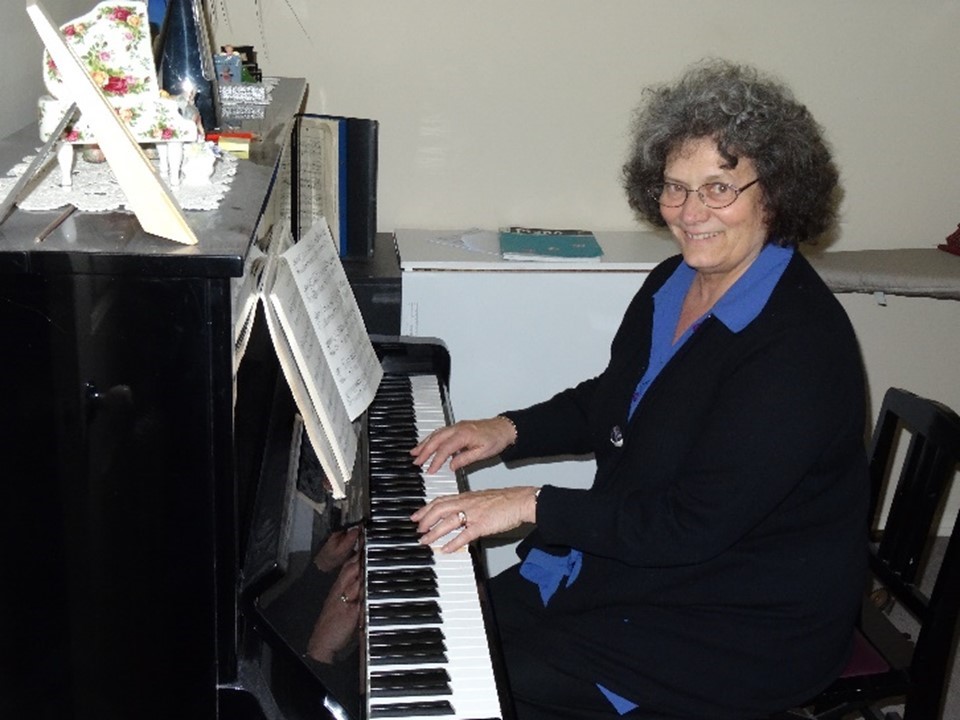 Felicity playing the piano Felicity playing the piano
