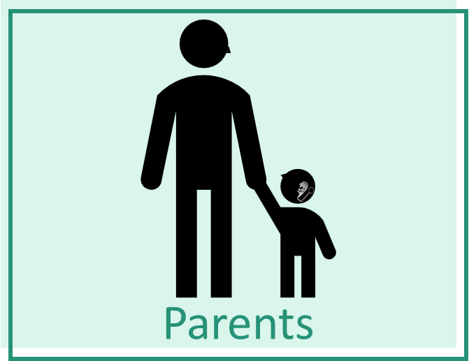 Icon for Parents of Children with Hearing Loss Icon for Parents of Children with Hearing Loss