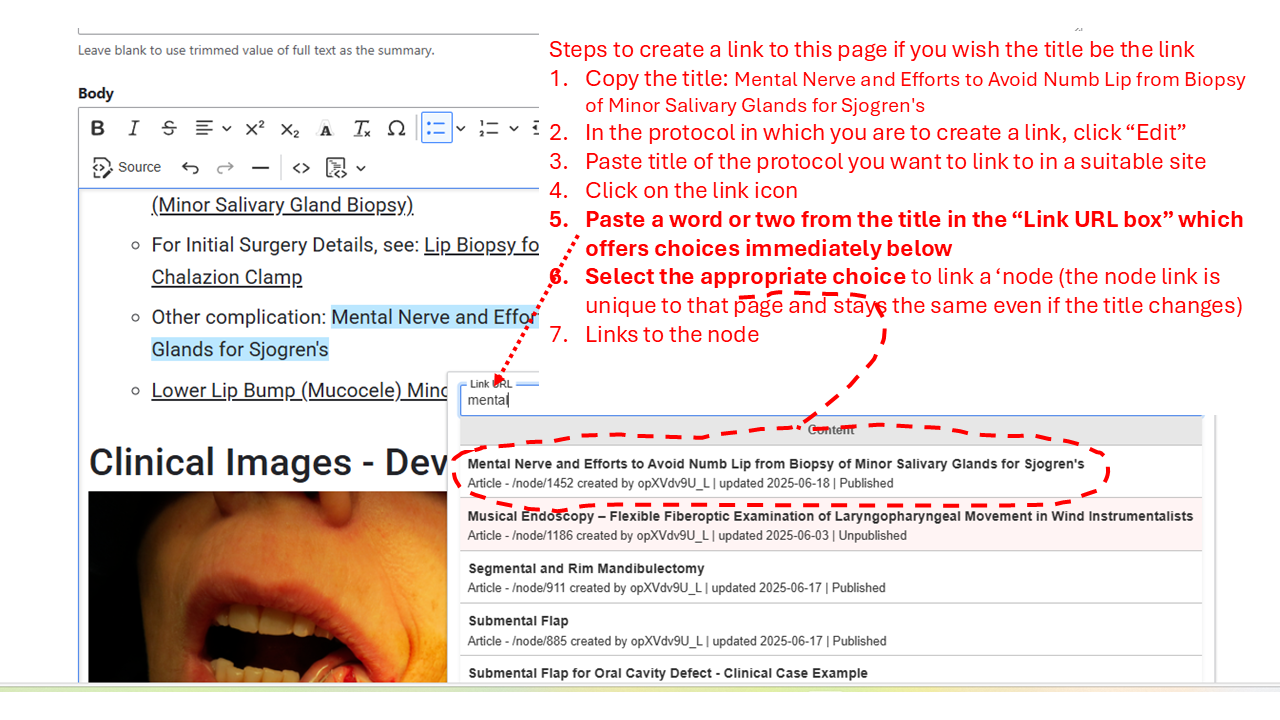 paste word in box for link 