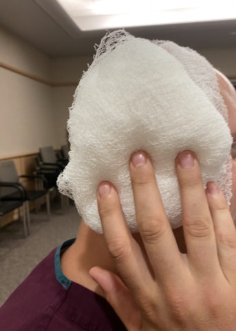 Mastoid Dressing Apply