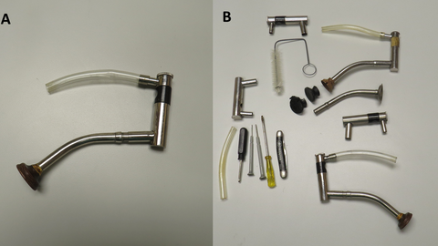 A Pneumatic Artificial Larynx for use after Laryngectomy B  Accessories