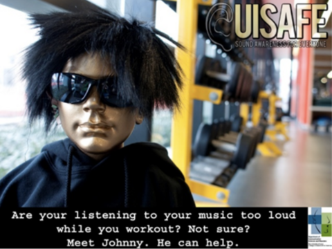 Manikin that measures listeners' volume level Manikin that measures listeners' volume level