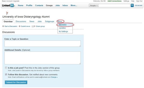 Using LinkedIn_1B Find members Using LinkedIn_1B Find members