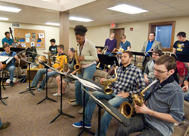 Jazz band rehearsal Jazz band rehearsal