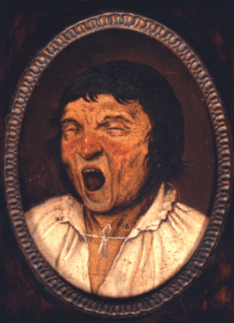 "De Gaper' by Pieter Brueghel, The Elder (c. 1525-1569) from wiki commons (public domain) accessed 5 26 2019 https://commons.wikimedia.org/wiki/File:DeGaper.png
