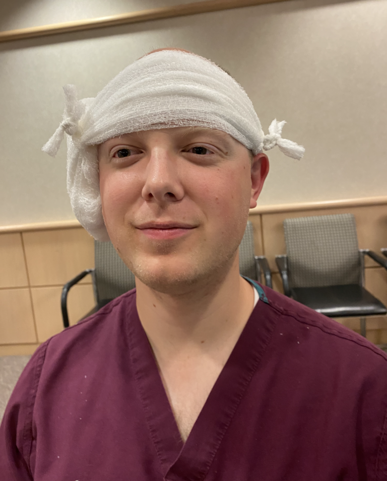 Mastoid Dressing Apply