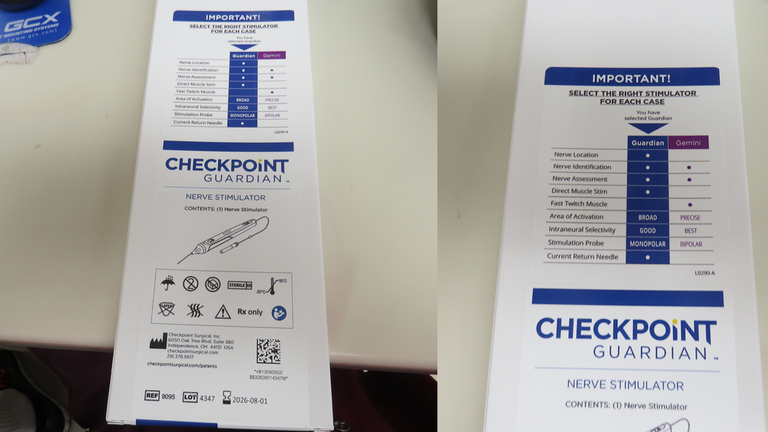 checkpoint nerve stimulator